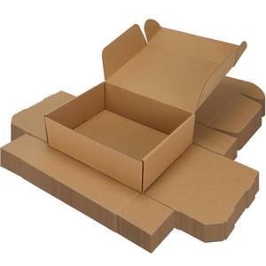lot 7840 image: Serwrsw Cardboard Shipping Boxes 13 x 10 x 4 Inch Set of 15 Brown