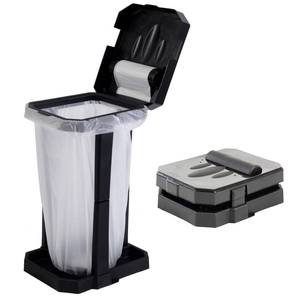 lot 7863 image: HolaKit Collapsible Camping Trash Can RV Trash Bag Holder 15.85 Gallon
