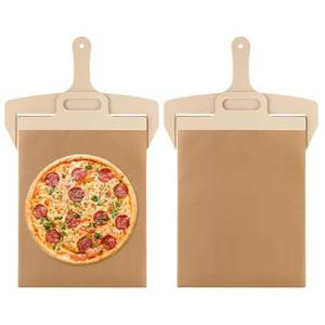 lot 7868 image: ACXFOND Sliding Non-Stick Pizza Peel 2 Pack 23 x 11.8 Inch
