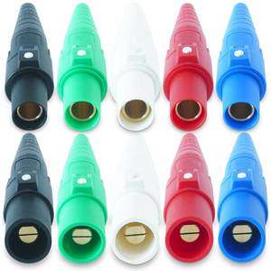 lot 7877 image: GMKYH Camlock Connector Set 400A CLS40 5 Male 5 Female  Retail $159.99