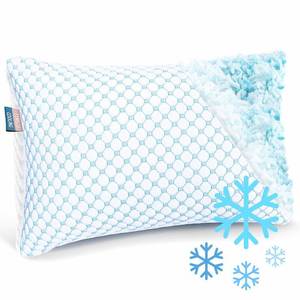 lot 7977 image: Nestl Cooling Kids Pillow Shredded Memory Foam Adjustable 1 Pack