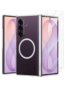 lot 8018 image: TORRAS Clear Magnetic Shockproof Case for Samsung Galaxy Z Fold 8 Ultra