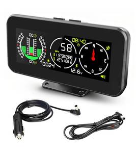 lot 8028 image: MR CARTOOL Digital GPS HUD Speedometer with Inclinometer and Compass M60