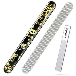 lot 8142 image: LePinko Diamond Nail File and Crystal Nail Shiner Set
