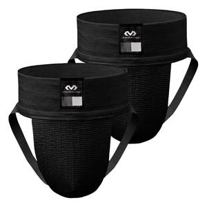 lot 8158 image: McDavid Athletic Supporter Jock Strap Mens Black & White 2-Pack