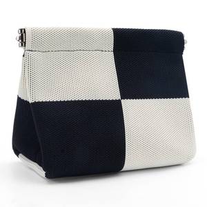 lot 8159 image: Bohunono Small Makeup Bag for Purse 7 x 3.5 x 5.1 In SB Black-Beige