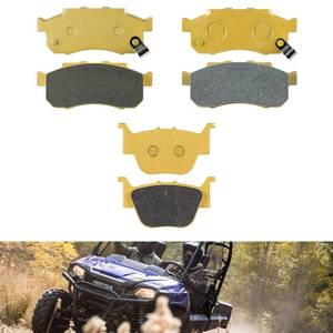 lot 8188 image: Camoo Front & Rear Brake Pads 3 Sets for Honda Pioneer 700 500 520