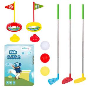 lot 8224 image: Liberry Toddler Golf Club Set Kids Toy with Driver, Iron and Putter, Ages 3-5