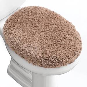 lot 8231 image: Baahrnom Microfiber Toilet Lid Cover 17.5 x 15 In Machine Washable