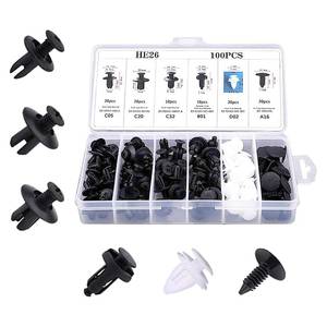 lot 10249 image: GAOLAOSY 100PCS Car Bumper Retainer Clips, 6 Popular Sizes