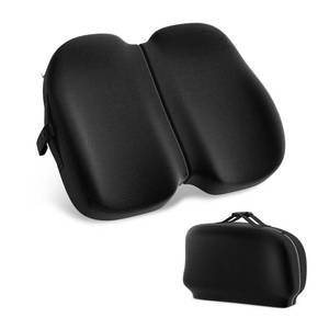 lot 13734 image: A-Pce Foldable Travel Seat Cushion Memory Foam Black
