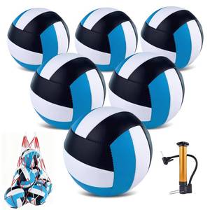 lot 13743 image: HYPGARD Volleyballs Official Size 5 6 Pack Blue