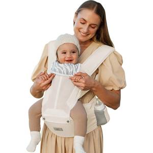 lot 13778 image: MOMTORY Baby Carrier 6-in-1 Newborn to Toddler Cream
