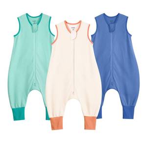 lot 13804 image: WarmWrap Toddler Sleep Sack with Feet 2T 12-24 Months 0.5 Tog Cotton 3 Pack