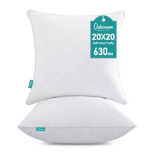 lot 13808 image: Oubonun Throw Pillow Inserts 20x20 Set of 2