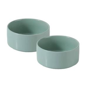 lot 13815 image: Havniva Ceramic Dog Food and Water Bowl Set, 3.5 Cup 28 Oz