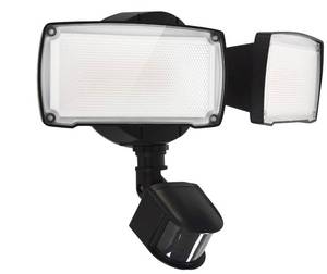 lot 13824 image: UME LED Flood Light Motion Sensor 19W 2000LM 5000K Outdoor Black