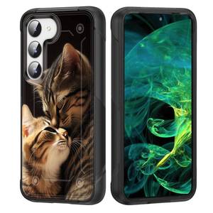 lot 14054 image: Dual Layer Case for Samsung Galaxy S23 6.1 Inch Cat Print