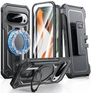 lot 14422 image: FNTCASE Phone Case for Google Pixel 10 Pro XL with Belt Clip Magnetic Kickstand