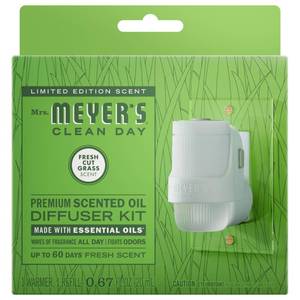 lot 14427 image: Mrs. Meyers Clean Day Plug-In Scented Oil Warmer, Fresh Cut Grass
