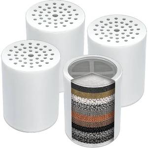 lot 14439 image: Casaheal Shower Filter Replacement Cartridge 15 Stage 4 Pack
