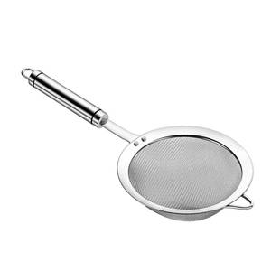 lot 14445 image: Sunwukin Fine Mesh Strainer Stainless Steel 5.5 Inch 13.4 Inch Long