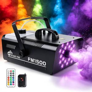 lot 17642 image: ENDA Professional Fog Machine 1500W 2L Tank Outdoor Indoor  Retail $145.99