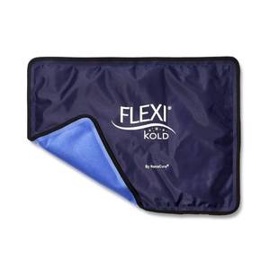 lot 17664 image: NatraCure Reusable Gel Ice Pack Wrap with Straps Large 10.5 x 14.5 in