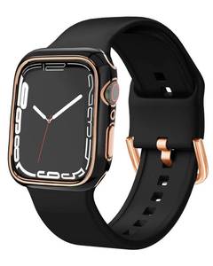 lot 18504 image: BandSmith Sport Band and Bumper Case Compatible with Apple Watch 38mm-46mm