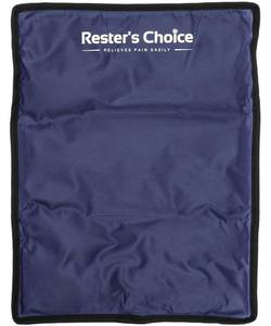 lot 18512 image: Resters Choice Reusable Gel Ice Pack, Large 11 x 14.5 Inch, Dark Blue