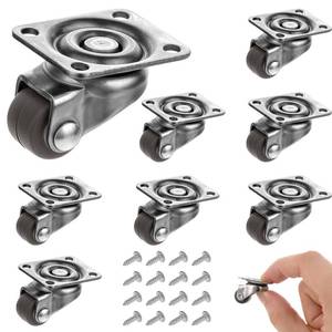 lot 18520 image: Hariendny Small Caster Wheels 12 Inch 360 Degree Swivel 8 Pack