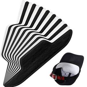 lot 18527 image: Janmercy Disposable Hat Sweat Liners 100 Pcs Black and White