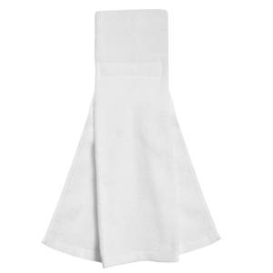 lot 18528 image: AGTIAAI Cotton White Football Hand Towel With Hook and Loop 19.7 x 4.3 in