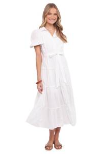 lot 18559 image: Petal & Pup Maxi Dress White L Louella  Retail $119