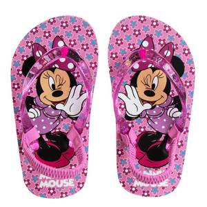 lot 18571 image: Disney Girls Character Flip Flops Sandals Size 7-8 Toddler Minnie Mouse