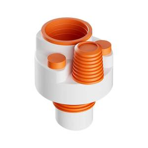 lot 18573 image: HapGlan Washing Machine Floor Drain Adapter Sewer Elbow Pipe Connector