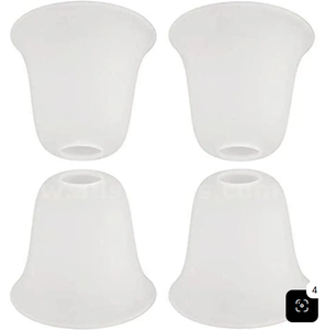 lot 1410 image: Giluta 4-Pack Trumpet Cloud Glass A00020