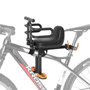 lot 1478 image: XIEEIX Front Mounted Child Bike Seat with Guardrail, Ages 1-3