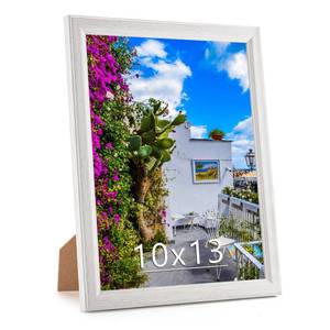 lot 1487 image: MOUDAMION Rustic Wood Picture Frame 10x13 White Wall Tabletop Photo Frame