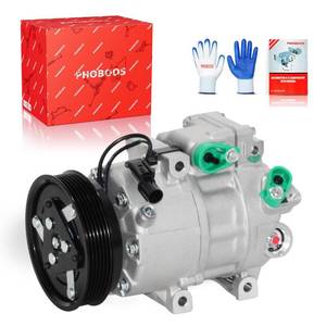 lot 1521 image: PHOBOOS AC Compressor with Clutch 2.4L Hyundai Sonata Kia Optima 2009-2010  Retail $189.99