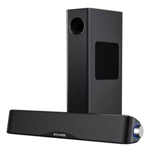 lot 1543 image: Nylavee 2.1 Computer Speakers with Subwoofer, Bluetooth 5.4 PC Soundbar  Retail $129.99