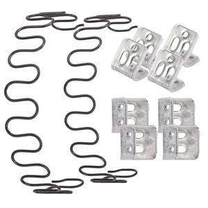 lot 2263 image: Sofa Spring Repair Kit 2 Pc 20 Inch 4.0 Wire Diameter with 8 S Clips