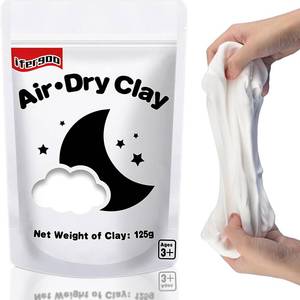 lot 2287 image: Ifergoo Air Dry Modeling Clay White 4.41 oz Foam Clay