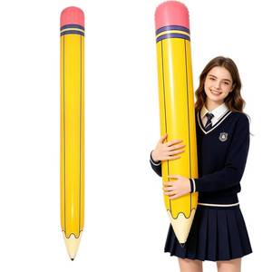 lot 2292 image: Belsita 44in Giant Yellow Pencil Foil Balloon