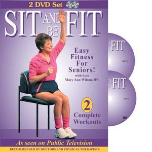 lot 2308 image: Sit And Be Fit Seated Fitness Exercise DVD - Complete Workouts