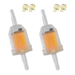 lot 2335 image: ATMOAUS Inline Fuel Filter 14 x 516 2-Pack Universal Fit