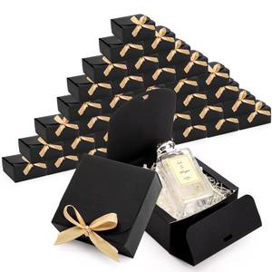 lot 2340 image: ZENFUN 36 Pack Small Black Gift Boxes with Lids 4.5 x 4.5 x 2 Inch