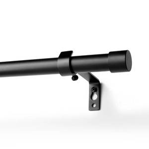 lot 2348 image: VKR Adjustable Curtain Rods 34 Inch Diameter 16-120 Inch Black