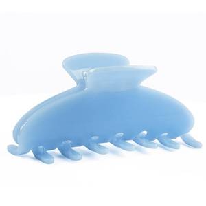lot 2397 image: MAORULU Large Acetate Claw Hair Clip 4.3 Inch Blue Non-Slip Jaw Clip
