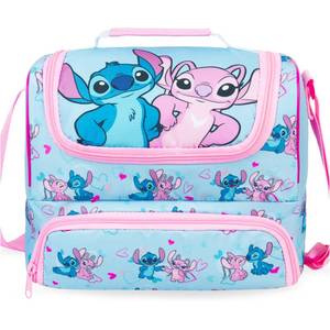 lot 2417 image: Get Trend Disney Stitch Girls Insulated Lunch Bag 8 x 11 x 8 Inch